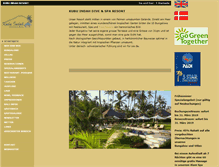 Tablet Screenshot of kubuindahresort.com